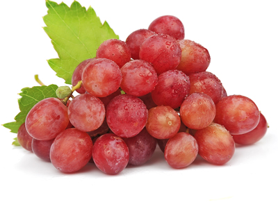 grapes with leaves