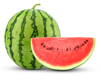 Watermelon isolated on white
